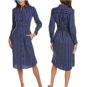 Derek Lam 10 Crosby Shirtdress Striped Size 2